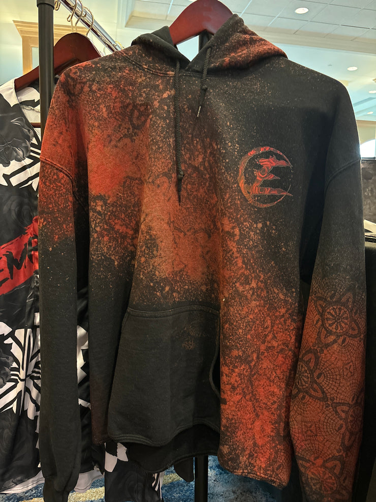 Distressed Cross & Crown Hoodie