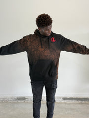 Distressed Cross & Crown Hoodie