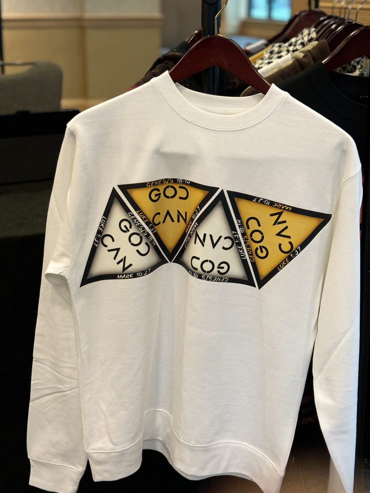 GOD CAN Fleece Sweatshirt