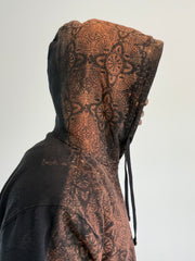 Distressed Cross & Crown Hoodie